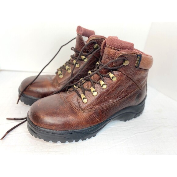 Chippewa Thinsulate Ultra Insulation Men Boots Lace Brown Pebbled Leather 8M❤️ - Picture 1 of 16